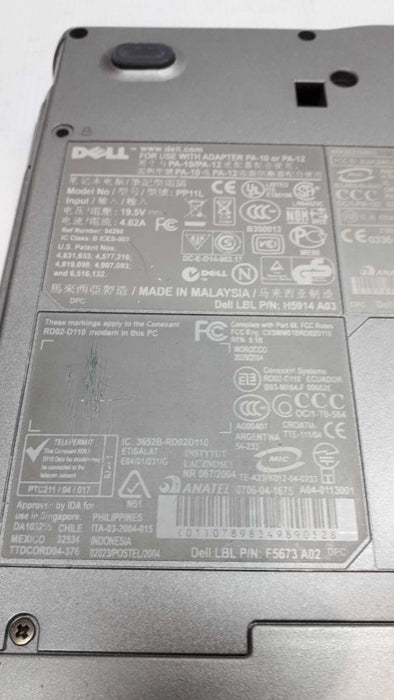 Dell latitude D610 Vintage Laptop PP11L &