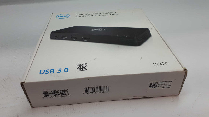 Dell D3100 USB 3.0 4K Ultra HD Triple Video Docking Station &