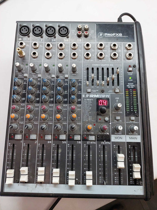 Pro FX8 Professional Mic/Line Mixer with FX