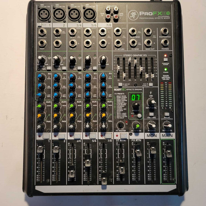 Mackie PROFX8V2 8-Channel Professional Effects Mixer