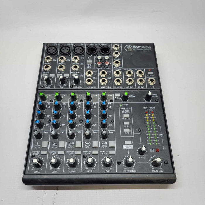 New Mackie 802VLZ4 8-channel Compact Analog Low-Noise Mixer w/ 3 ONYX Preamps