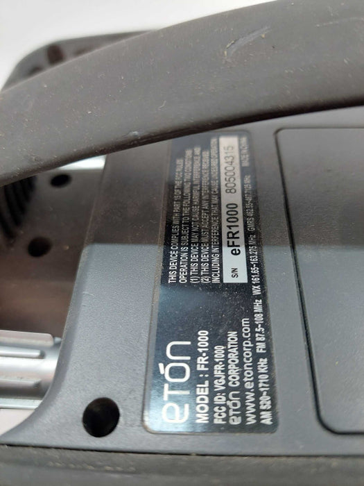 ETON Crank Handle Wind-Up Radio Model: FR-1000