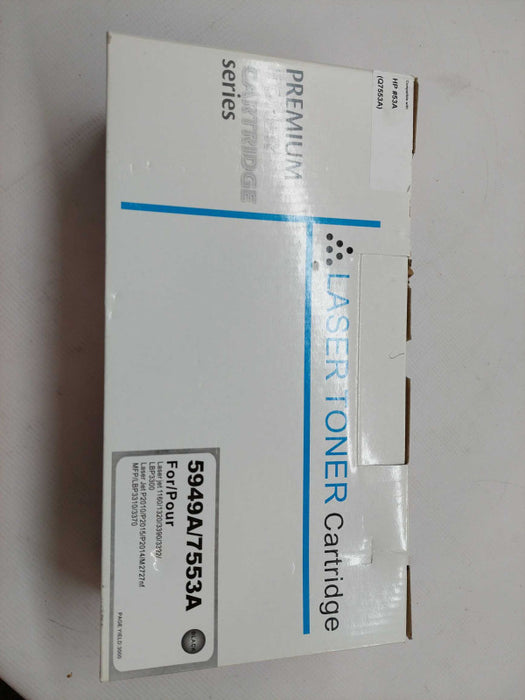 Laser Toner Cartridge BLK HP#53A (Q7553A) for LaserJet 1160/1320/3390/3392