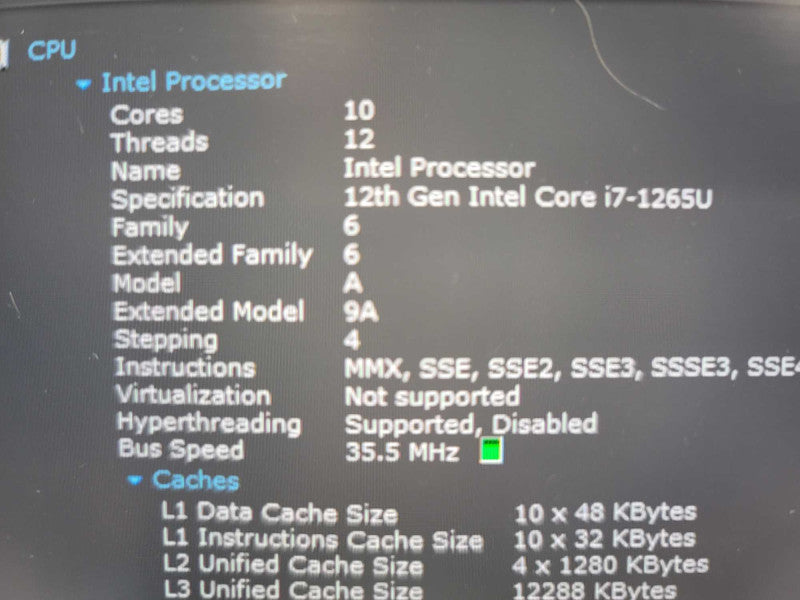 Dell Latitude 7430 i7-1265U, 32GB DDR4, 256GB m.2 Î²