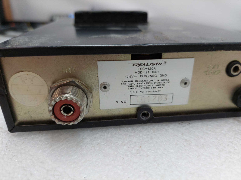 Vintage Realistic CB Radio TRC-420A