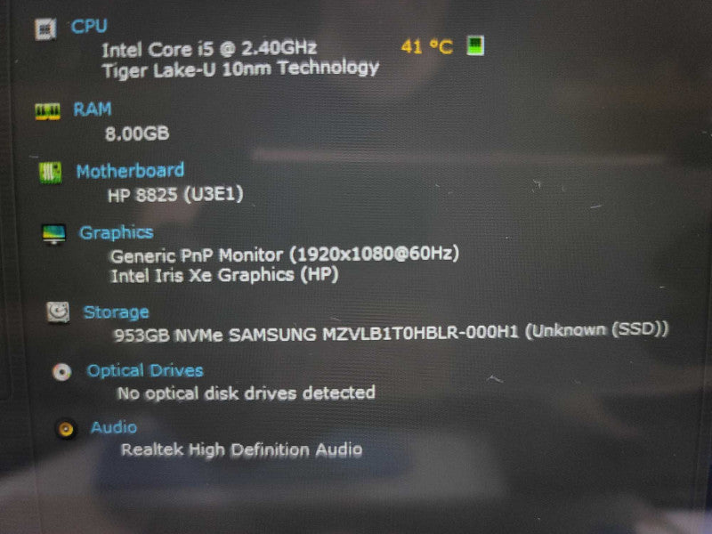 HP Envy x360 Convertible i5-1135G7, 8GB DDR4, 1TB NVMe Î²