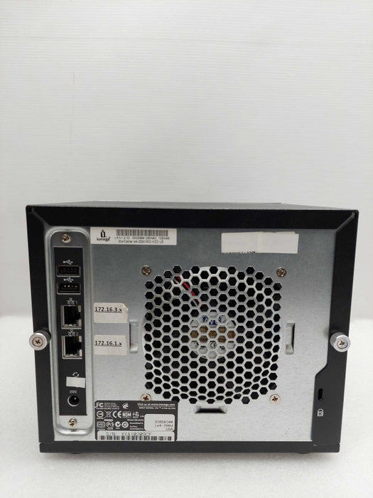 FOR PARTS!!! EMC Iomega ix4-200d 4 Bay NAS with Caddies AS IS :