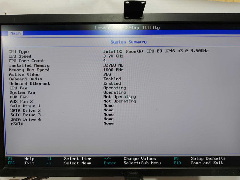 Lenovo P300 workstation Xeon E3-1246 V3 @ 3.50ghz / 32gb ram / quadro K600 #