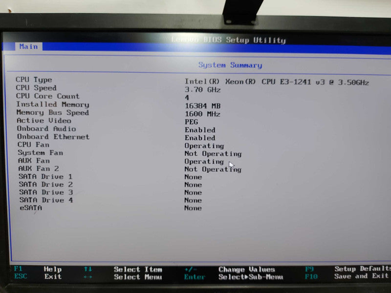 lenovo P300 Workstation Xeon E3-1241 V3 @ 3.50ghz / 16gb ram / READ #