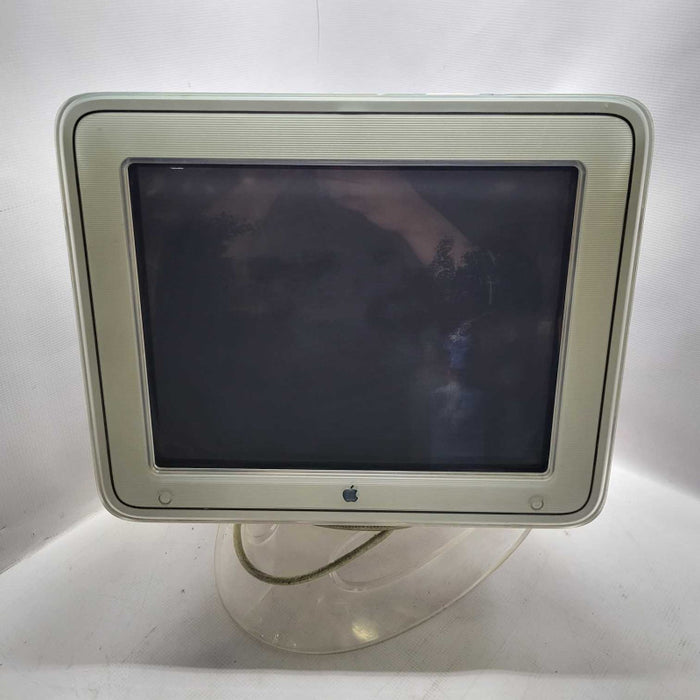 Apple Studio Display 17\\" Clear Shell Flat Screen CRT Monitor M7768 2000 VNTG