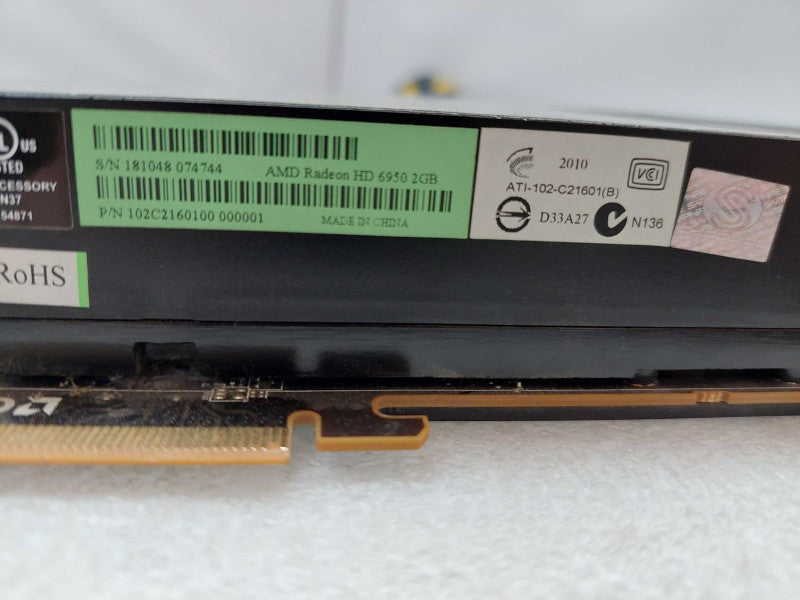 Radeon HD 6950 2GB  GDDR5 PCI-E DL-DVI-I_SL-DVI-D/HDMI Dual Mini DP