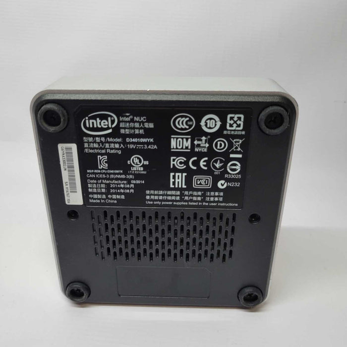 Intel NUC - Core i3-4010U | 8GB RAM | 180GB SSD | NO PWR ADPTR