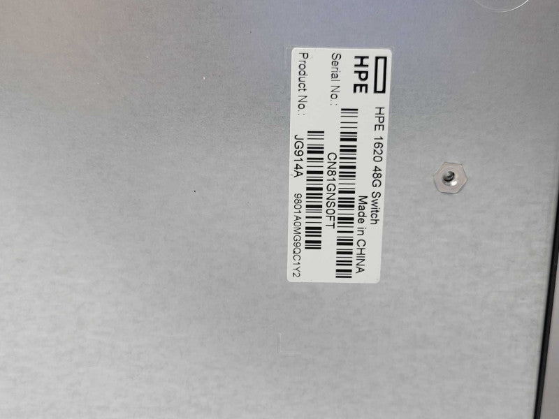 HPE JG914A OfficeConnect 1620-48G 48-Port Gigabit Ethernet Switch _