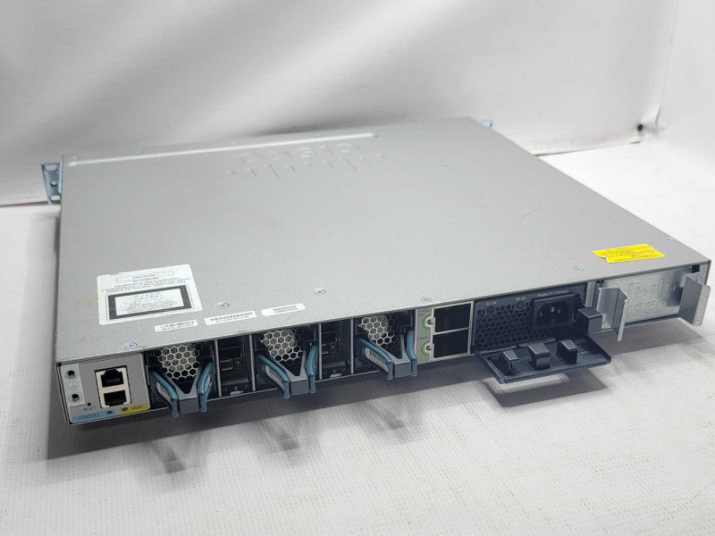 Cisco WS-C3850-24P-S 24-Port Gig PoE+ Switch 1x PWR-C1-715WAC Q_