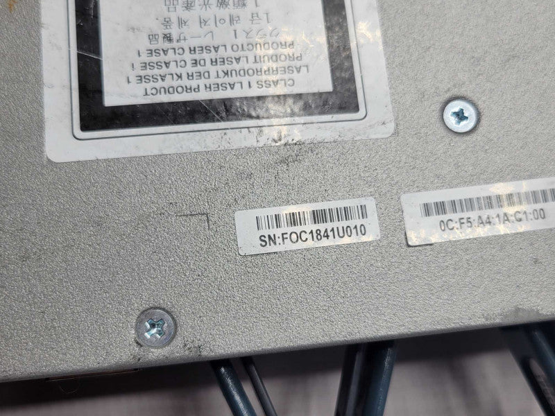 Cisco WS-C3850-24P-S 24-Port Gig PoE+ Switch 1x PWR-C1-715WAC Q_