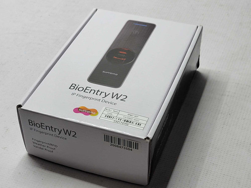 Suprema BEW2-ODP BioEntry W2 Biometric Fingerprint Access Control Device READ _