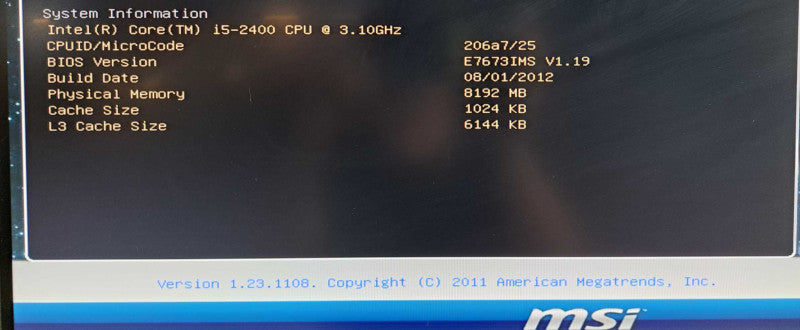 Custom PC- Core i5-2400 @ 3.10GHz 8GB Ram GigaByte 7950 GPU