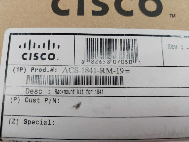 Cisco ACS-1841-RM-19 Rack mount kit for 1841 Q
