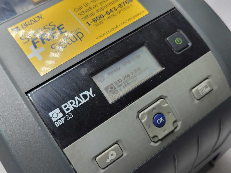 Brady BBP33 Industrial Label Printer, READ _