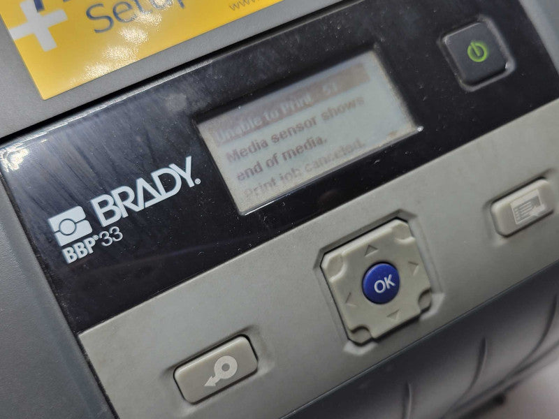 Brady BBP33 Industrial Label Printer, READ _
