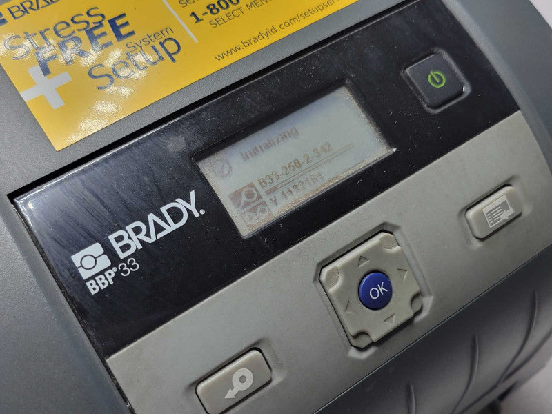 Brady BBP33 Industrial Label Printer, READ _