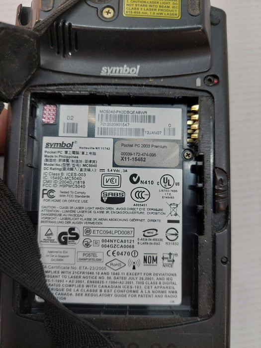 Symbol Pocket PC Model: MC5040