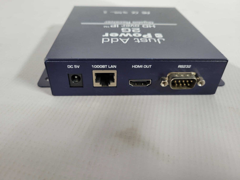 Just Add Power 2G HD over IP Gigabit transmitter READ Q!