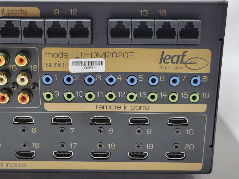 Leaf true hdmi LTHDMI2020E 20x20 HDBaseT Matrix System _