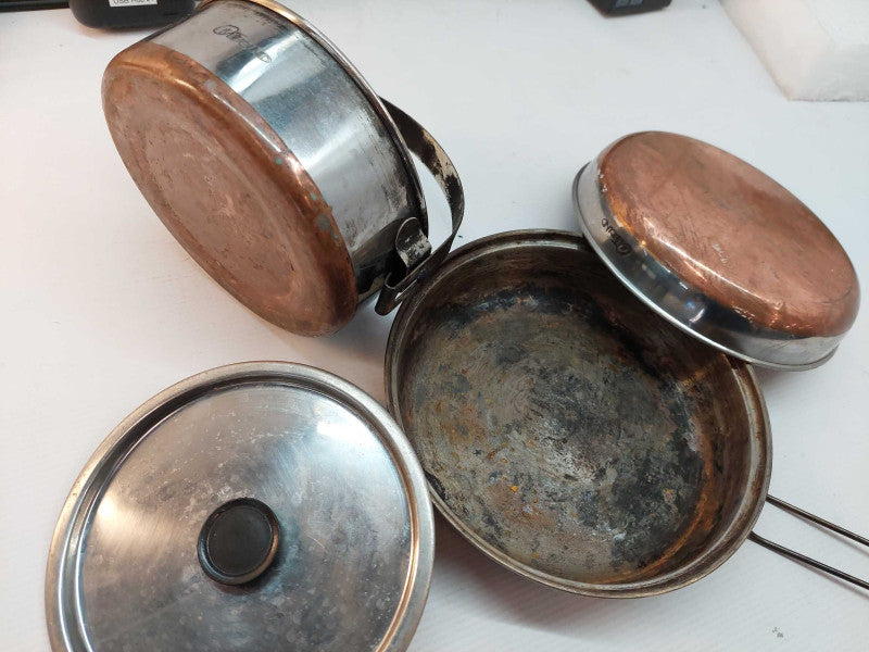 OUTBOUND Copper Camping pot and pan set , Survival gear