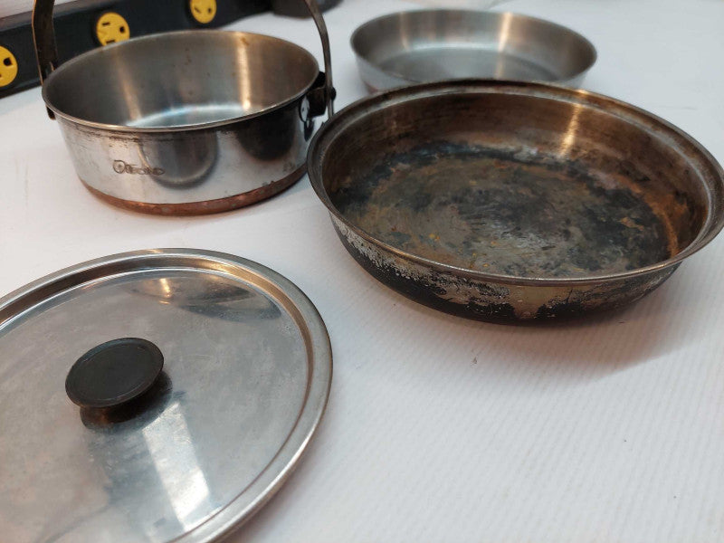 OUTBOUND Copper Camping pot and pan set , Survival gear