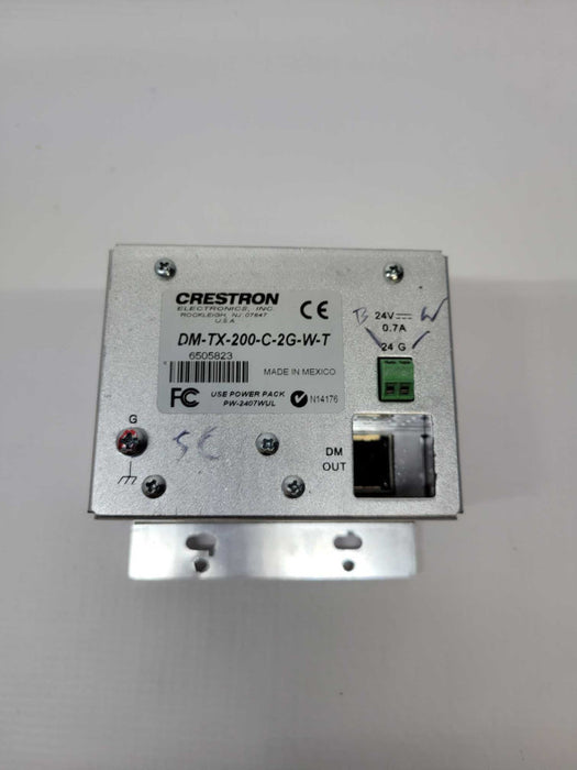 Crestron DM-TX-200-C-2G-W-T 2 Gang Digital Media Transmitter 8G+