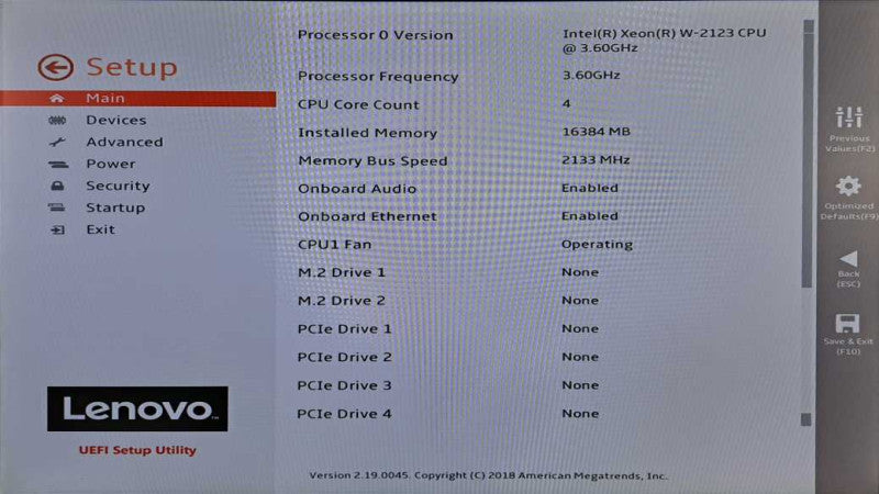 Lenovo ThinkStation P520c Xeon W-2133 @ 3.60GHz 16GB DDR4 No HDD/OS )