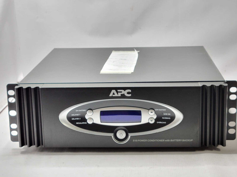 APC S10 Power Conditioner with Battery Backup UPS S10BLK, No Batteries _