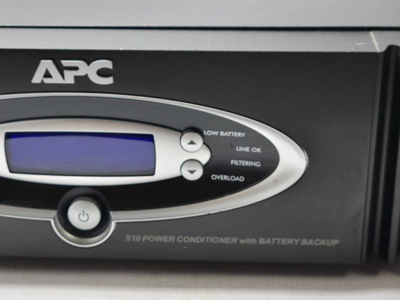 APC S10 Power Conditioner with Battery Backup UPS S10BLK, No Batteries _