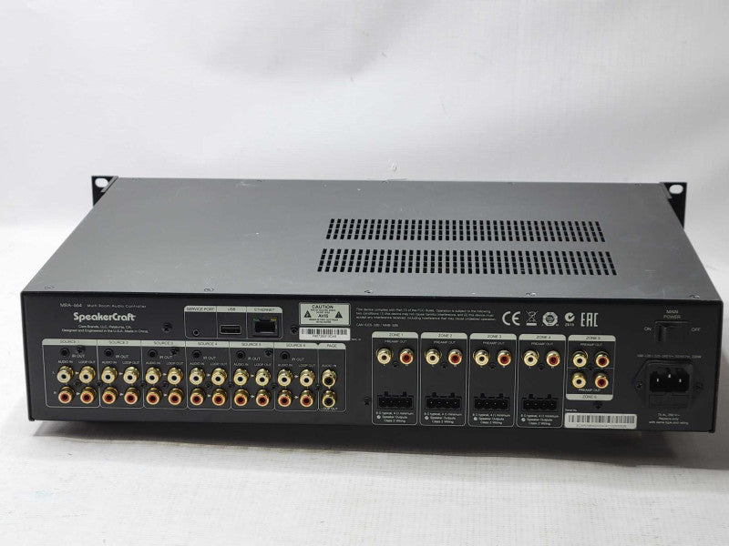 Speakercraft MRA-664 Multi-Zone Audio Controller Amplifier, READ _