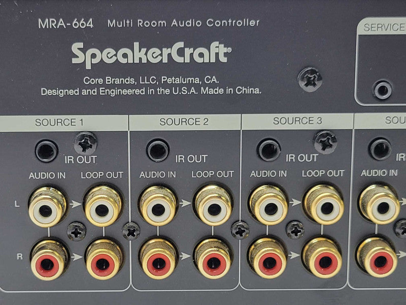 Speakercraft MRA-664 Multi-Zone Audio Controller Amplifier, READ _