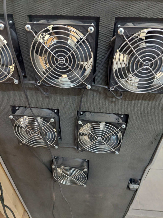 46.5\\" x 21\\" Server Rack Fan Door , Has 6 Fans