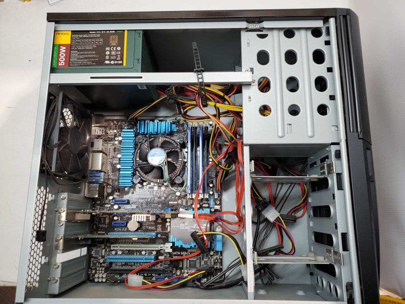 Custom PC i7-2600K 12GB DDR3 500W PSU NO HDD @