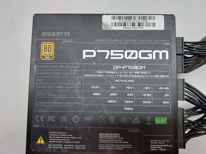 Gigabyte 750 Model: GP-P750GM