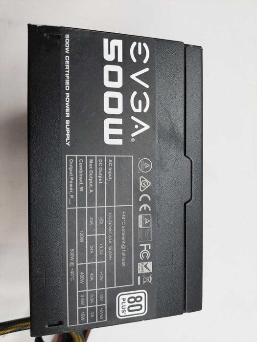 EVGA 500W Power Supply PN: 100-W1-0500