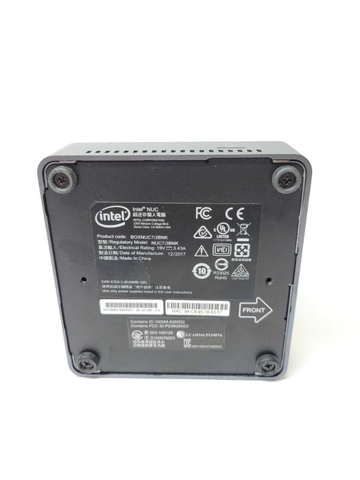 Intel NUC Barebones - Core i3-7100U | 8GB RAM | NO HDD | NO PWR ADPTR Q