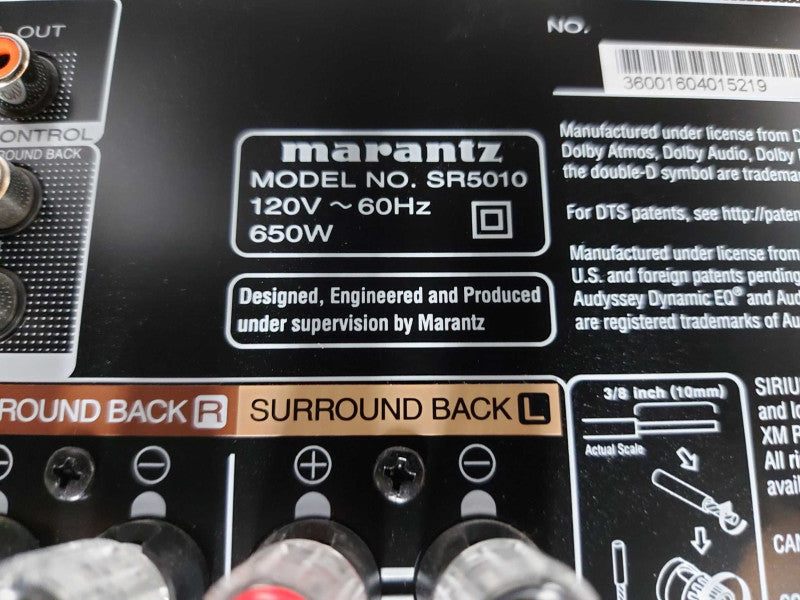Marantz SR5010 7.2-channel home theatre receiver with Wi-Fi Bluetooth 650W  #