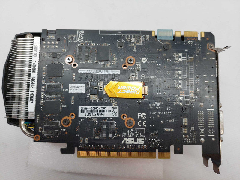 ASUS GTX760  Model: GTX760-DC2OC-2GD5