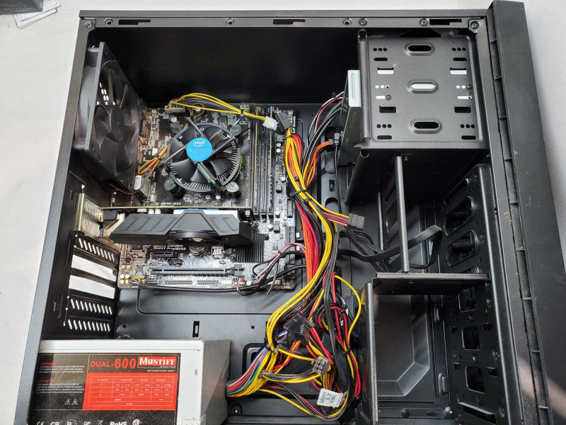 Gaming PC i7-6700 16GB DDR4 GTX 1050ti 600W PSU NO HDD @