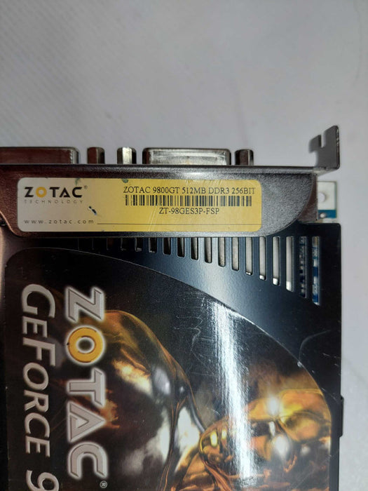 Zotac  9800GT 512MB DDR3 256BIT PN:98GES3P-FSP