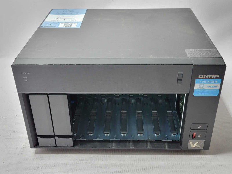 QNAP TVS-872N 8 Bay Thunderbolt 3 NAS Core I3 8th Gen, 2x HDD Trays, READ _