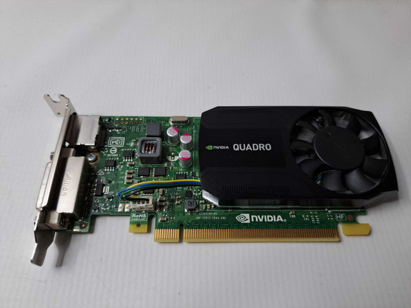 Nvidia Quadro K620 2GB DDR3 PCIe x16 Graphics Card DVI DP Low Profile Q)