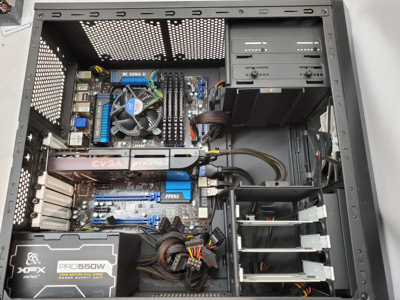 Custom PC i7-3770 16GB DDR3 EVGA GTX570 550W PSU NO HDD @