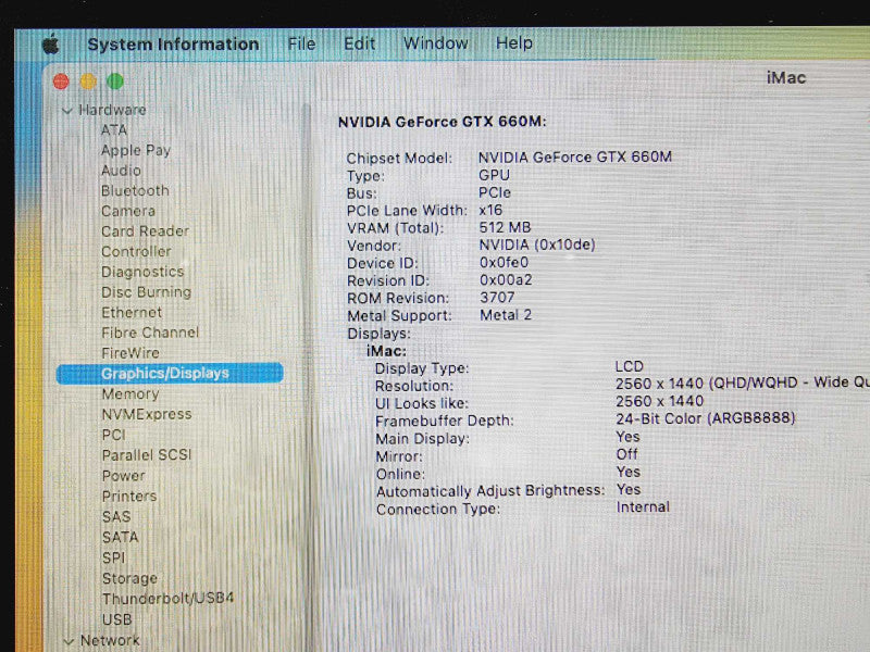 Apple iMac 2012 27\\" Core i5-3470S @ 2.9 32GB DDR3 3TB HDD GTX 660M 512MB Q(