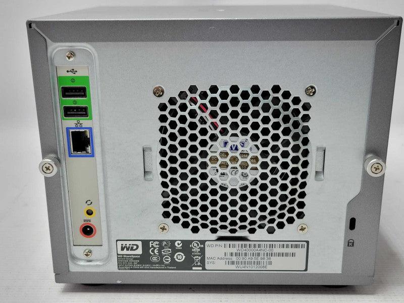 WD ShareSpace 4-Bay Gigabit Ethernet Network Attached Storage, READ _